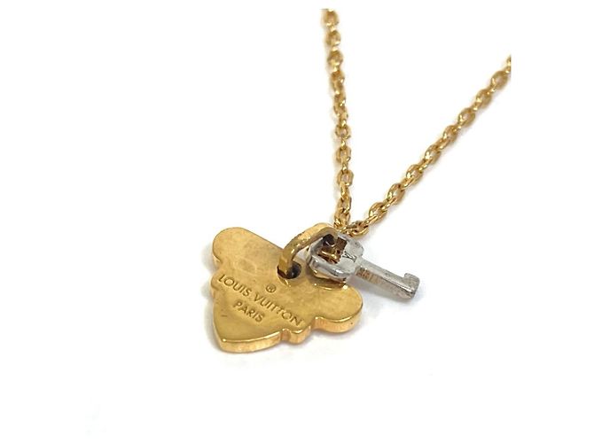Collier Pendentif Clé Rocky Louis Vuitton Doré - vue 3