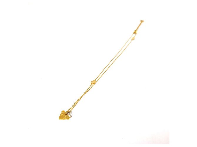 Collier Pendentif Clé Rocky Louis Vuitton Doré - vue 4