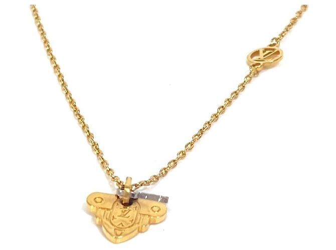 Collier Pendentif Clé Rocky Louis Vuitton Doré - vue 5