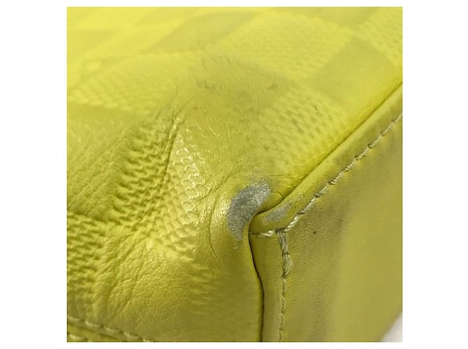 Borsa a Spalla Damier Infini Louis Vuitton Giallo Verde chiaro - vista 6