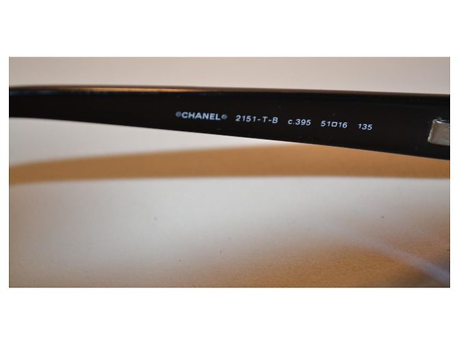 Gafas Chanel 2151-T-B Negras de Plástico Negro - vista 7