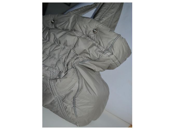 Borsa a mano Fay in tessuto grigio - vista 3