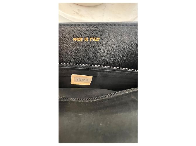 Borsa fotocamera Chanel nera in pelle d'agnello Nero - vista 7