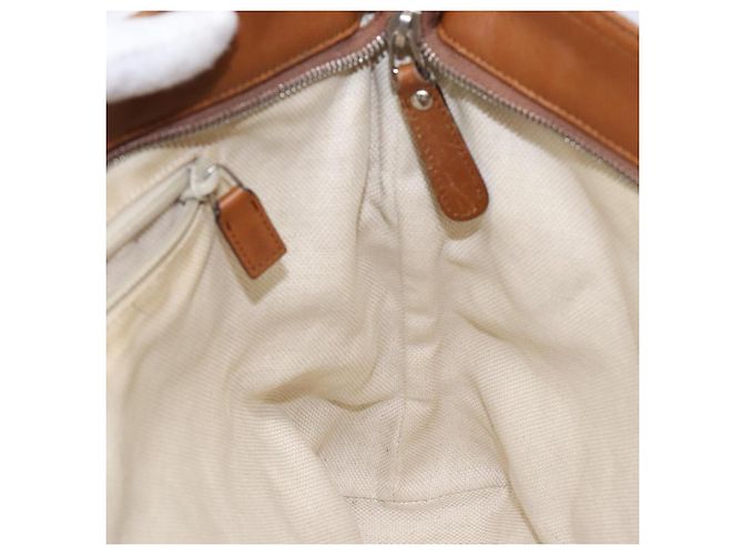 Borsa a Spalla GG Canvas Gucci Beige Argento 308930 Auth yk18742 - vista 18