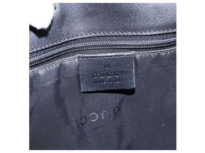 Borsa a Spalla GUCCI in Tela Nera Argento 001 4021 Auth ep9915 Nero - vista 15