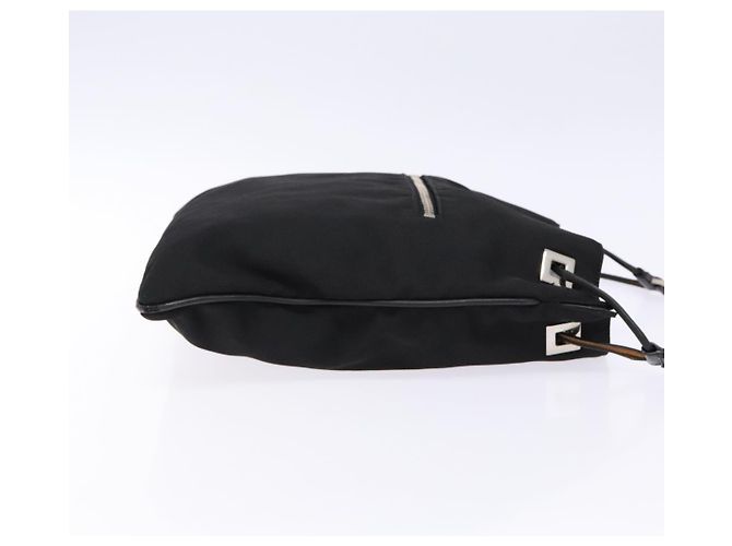 Borsa a Spalla GUCCI in Tela Nera Argento 001 4021 Auth ep9915 Nero - vista 4