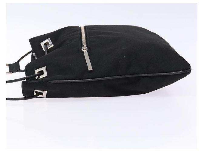 Borsa a Spalla GUCCI in Tela Nera Argento 001 4021 Auth ep9915 Nero - vista 5