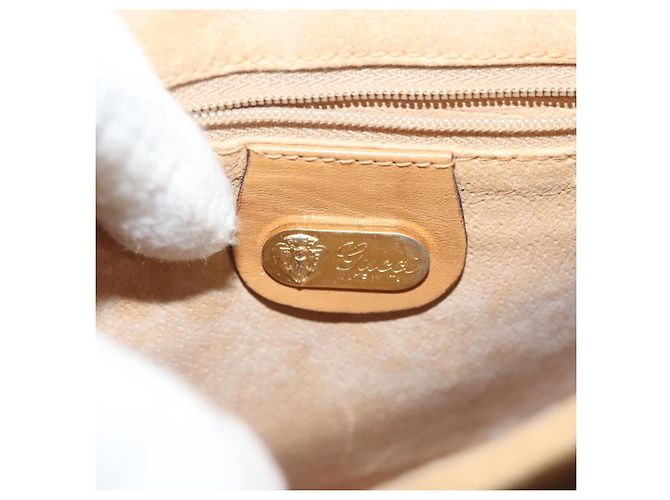 Gucci Borsa a Spalla Micro GG Supreme PVC Beige Oro 007 92 5548 Auth BA4470 D'oro - vista 16