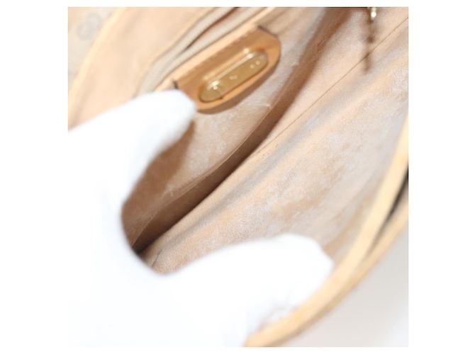 Gucci Borsa a Spalla Micro GG Supreme PVC Beige Oro 007 92 5548 Auth BA4470 D'oro - vista 17