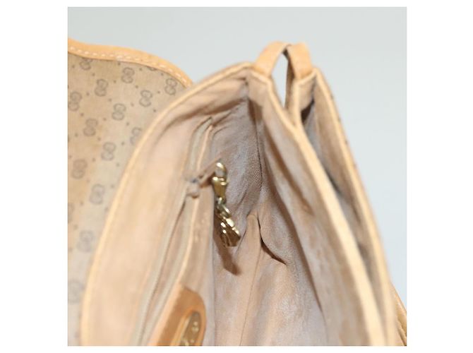 Gucci Borsa a Spalla Micro GG Supreme PVC Beige Oro 007 92 5548 Auth BA4470 D'oro - vista 18