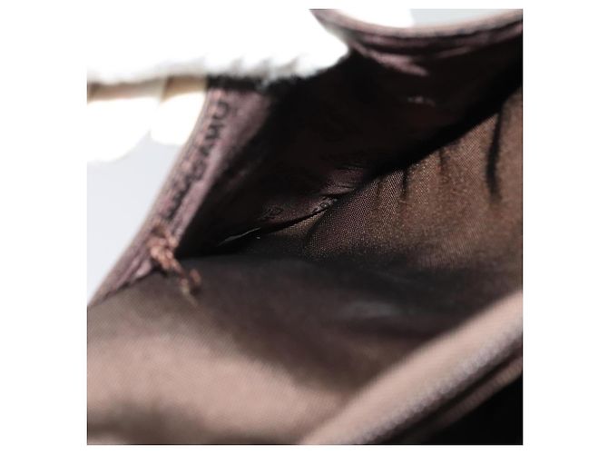 Borsa a Spalla Salvatore Ferragamo Nylon Marrone Argento Autentica BA4348 - vista 21
