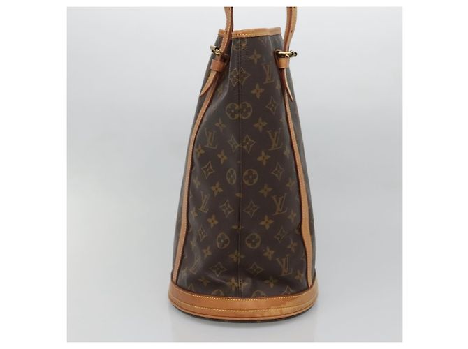 LOUIS VUITTON Borsa a Spalla Monogram Bucket GM M42236 LV Auth 136660 Monogramma - vista 3