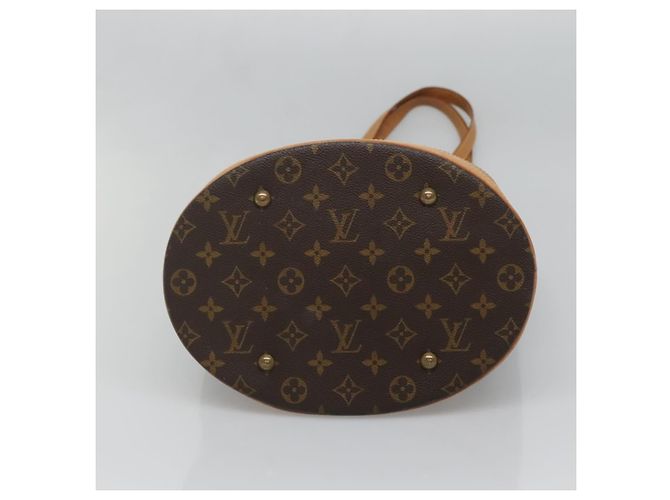 LOUIS VUITTON Borsa a Spalla Monogram Bucket GM M42236 LV Auth 136660 Monogramma - vista 5