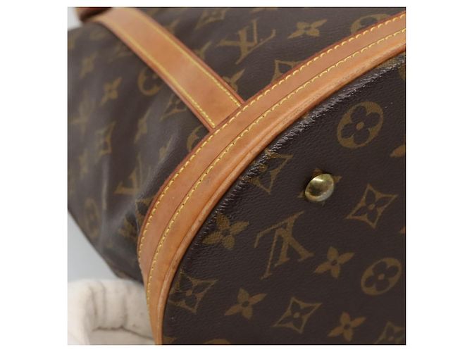 LOUIS VUITTON Borsa a Spalla Monogram Bucket GM M42236 LV Auth 136660 Monogramma - vista 9