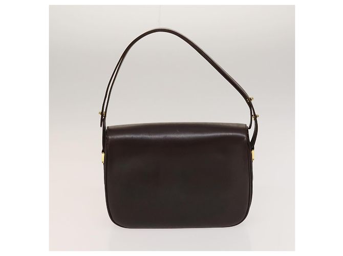 BALLY Borsa a Spalla in Pelle 3 Pezzi Bordeaux Nero Auth BA4827 Bordò - vista 10
