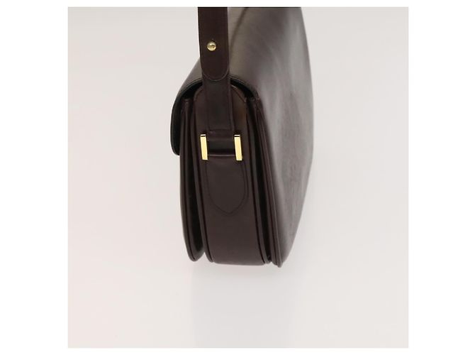 BALLY Borsa a Spalla in Pelle 3 Pezzi Bordeaux Nero Auth BA4827 Bordò - vista 11
