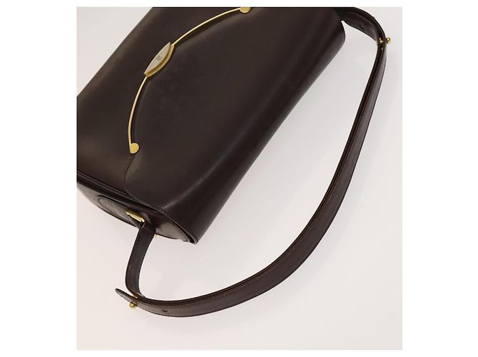 BALLY Borsa a Spalla in Pelle 3 Pezzi Bordeaux Nero Auth BA4827 Bordò - vista 12