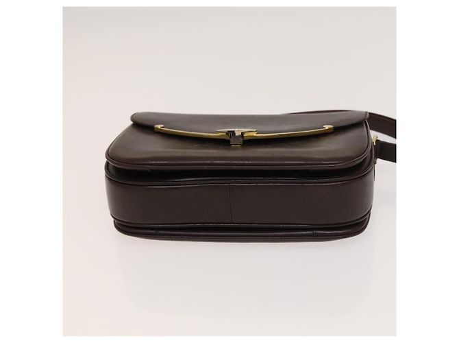 BALLY Borsa a Spalla in Pelle 3 Pezzi Bordeaux Nero Auth BA4827 Bordò - vista 14