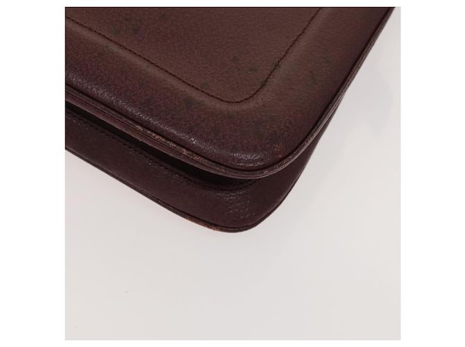 BALLY Borsa a Spalla in Pelle 3 Pezzi Bordeaux Nero Auth BA4827 Bordò - vista 22