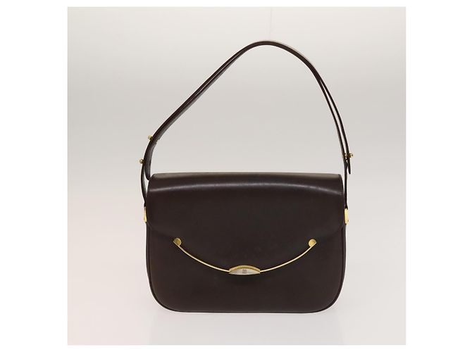 BALLY Borsa a Spalla in Pelle 3 Pezzi Bordeaux Nero Auth BA4827 Bordò - vista 9