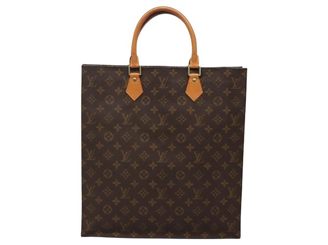 LOUIS VUITTON Bolsa Sac Plat Monogram M51140 LV Auth 136656 Monograma - vista 2