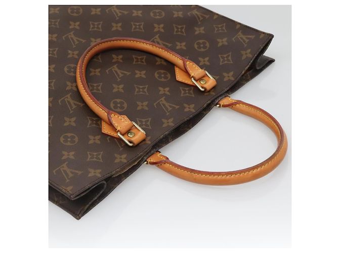 LOUIS VUITTON Bolsa Sac Plat Monogram M51140 LV Auth 136656 Monograma - vista 6