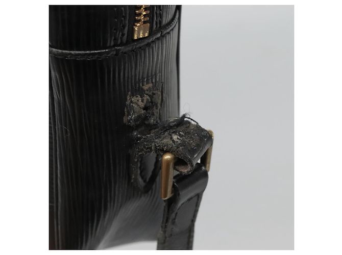 LOUIS VUITTON Borsa a Spalla Epi Trocadero 27 Nera M52312 LV Auth 136635 Nero - vista 9