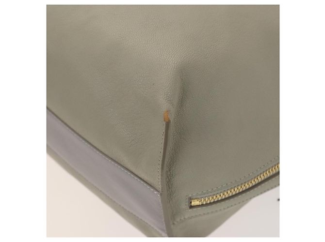Chloé Chloe Dylan Tote Bag Leder Gold Auth BA4765 Golden - Ansicht 12