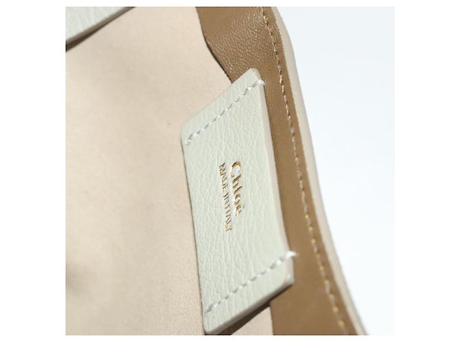 Chloé Chloe Dylan Tote Bag Leder Gold Auth BA4765 Golden - Ansicht 15