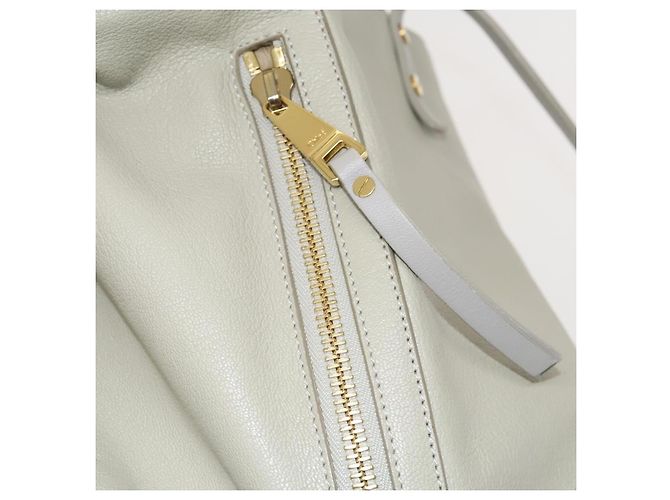 Chloé Chloe Dylan Tote Bag Leder Gold Auth BA4765 Golden - Ansicht 19