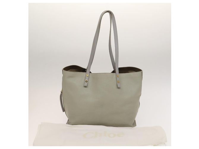 Chloé Chloe Dylan Tote Bag Leder Gold Auth BA4765 Golden - Ansicht 23