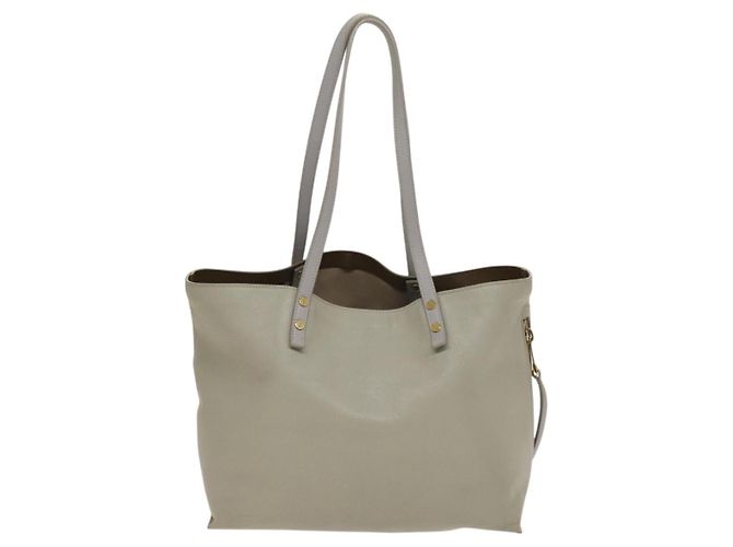 Chloé Chloe Dylan Tote Bag Leder Gold Auth BA4765 Golden - Ansicht 3