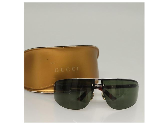 Occhiali da sole GUCCI Metallo Oro Auth BA4385 D'oro - vista 11