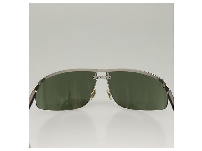 Occhiali da sole GUCCI Metallo Oro Auth BA4385 D'oro - vista 3