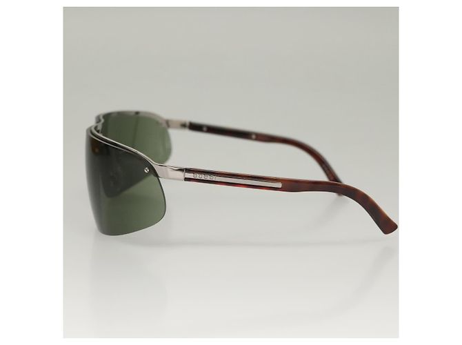 Occhiali da sole GUCCI Metallo Oro Auth BA4385 D'oro - vista 6