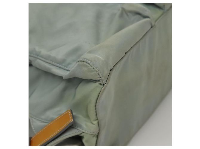 PRADA Backpack Nylon Light Blue Silver Auth 134383 Silvery - view 14