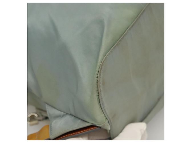 PRADA Backpack Nylon Light Blue Silver Auth 134383 Silvery - view 16