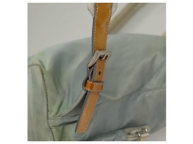 PRADA Backpack Nylon Light Blue Silver Auth 134383 Silvery - view 18