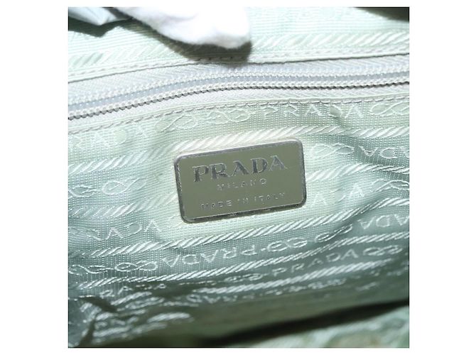 PRADA Backpack Nylon Light Blue Silver Auth 134383 Silvery - view 25