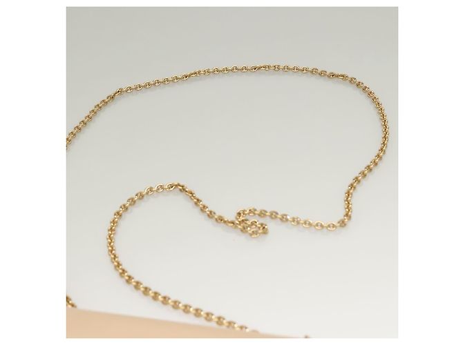 Borsa a Spalla Chain Vala in Pelle Beige Oro Auth 133406 di Salvatore Ferragamo - vista 9