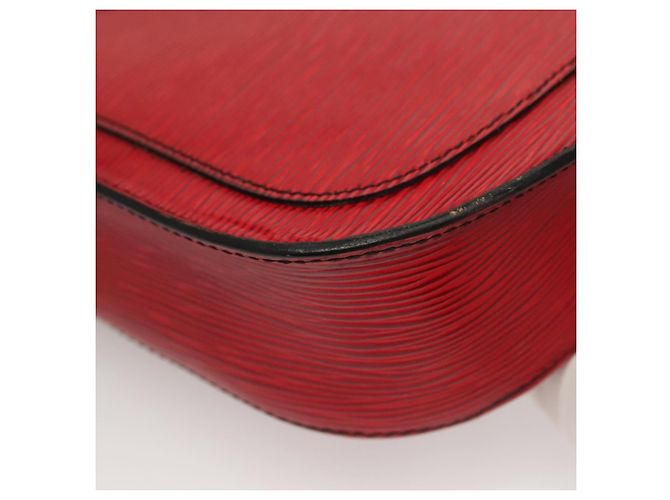 LOUIS VUITTON Borsa a Spalla Epi Saint Cloud GM Rossa M52197 LV Auth 136259 Rosso - vista 16
