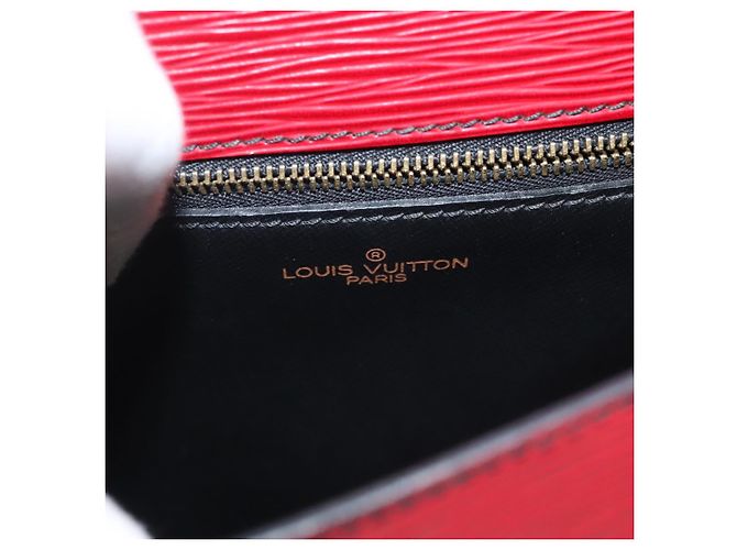 LOUIS VUITTON Borsa a Spalla Epi Saint Cloud GM Rossa M52197 LV Auth 136259 Rosso - vista 19