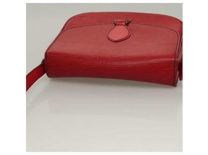 LOUIS VUITTON Borsa a Spalla Epi Saint Cloud GM Rossa M52197 LV Auth 136259 Rosso - vista 6