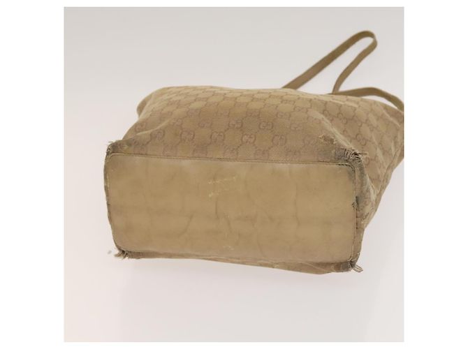Gucci Borsa Tote GG Canvas 2Set Beige Oro rosa Auth 133515 D'oro - vista 15
