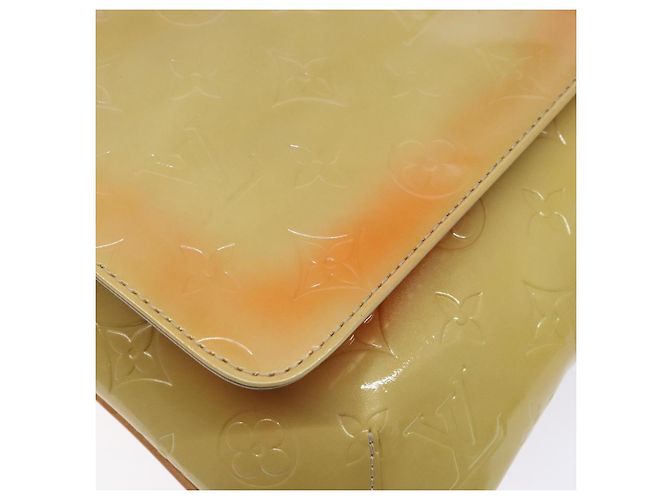 LOUIS VUITTON Borsa Thompson Street Monogram Vernis Beige M91301 LV Auth 137030 - vista 10