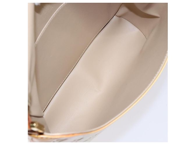LOUIS VUITTON Borsa Thompson Street Monogram Vernis Beige M91301 LV Auth 137030 - vista 11