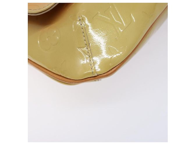 LOUIS VUITTON Borsa Thompson Street Monogram Vernis Beige M91301 LV Auth 137030 - vista 15
