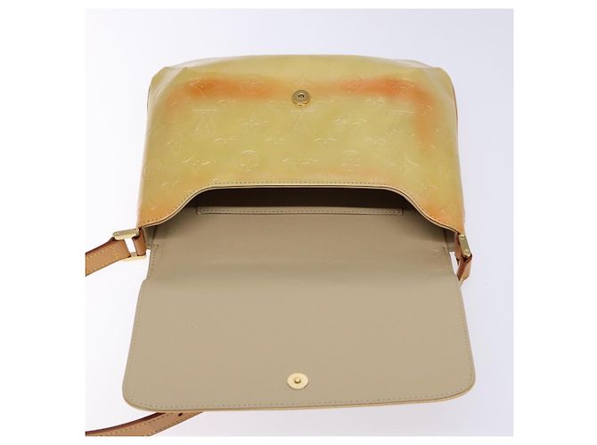LOUIS VUITTON Borsa Thompson Street Monogram Vernis Beige M91301 LV Auth 137030 - vista 18