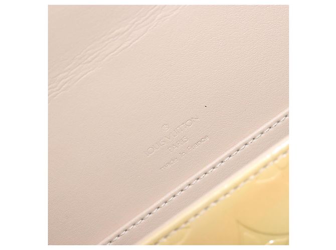 LOUIS VUITTON Borsa Thompson Street Monogram Vernis Beige M91301 LV Auth 137030 - vista 19