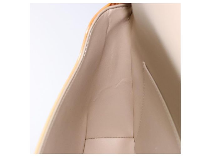 LOUIS VUITTON Borsa Thompson Street Monogram Vernis Beige M91301 LV Auth 137030 - vista 21